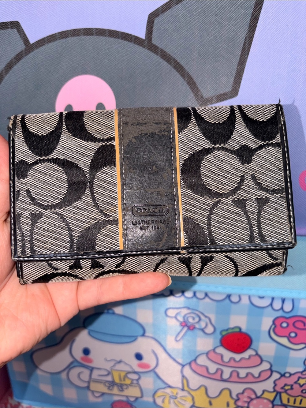 Coach Monogram Wallet (rehab)
